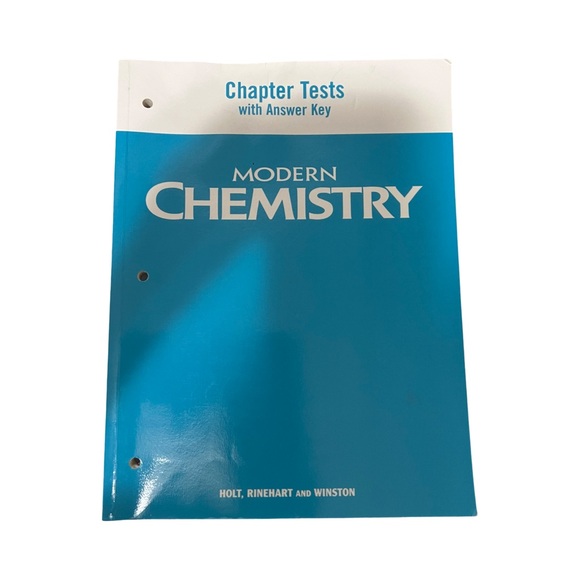 Other - Modern Chemistry Chapter Tests Book with Answer Key